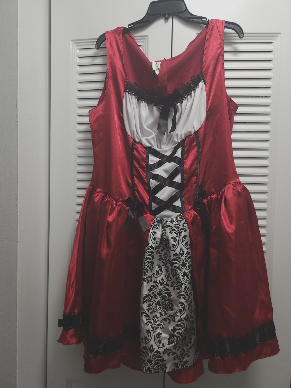 Leg Avenue Gothic Red Riding Hood Costume Dress 1X–2X – Plus Size